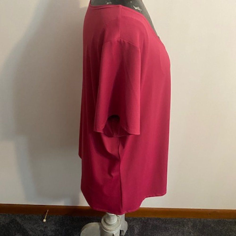 Ruby Red Raspberry shirt, size 1X - Picture 4 of 5